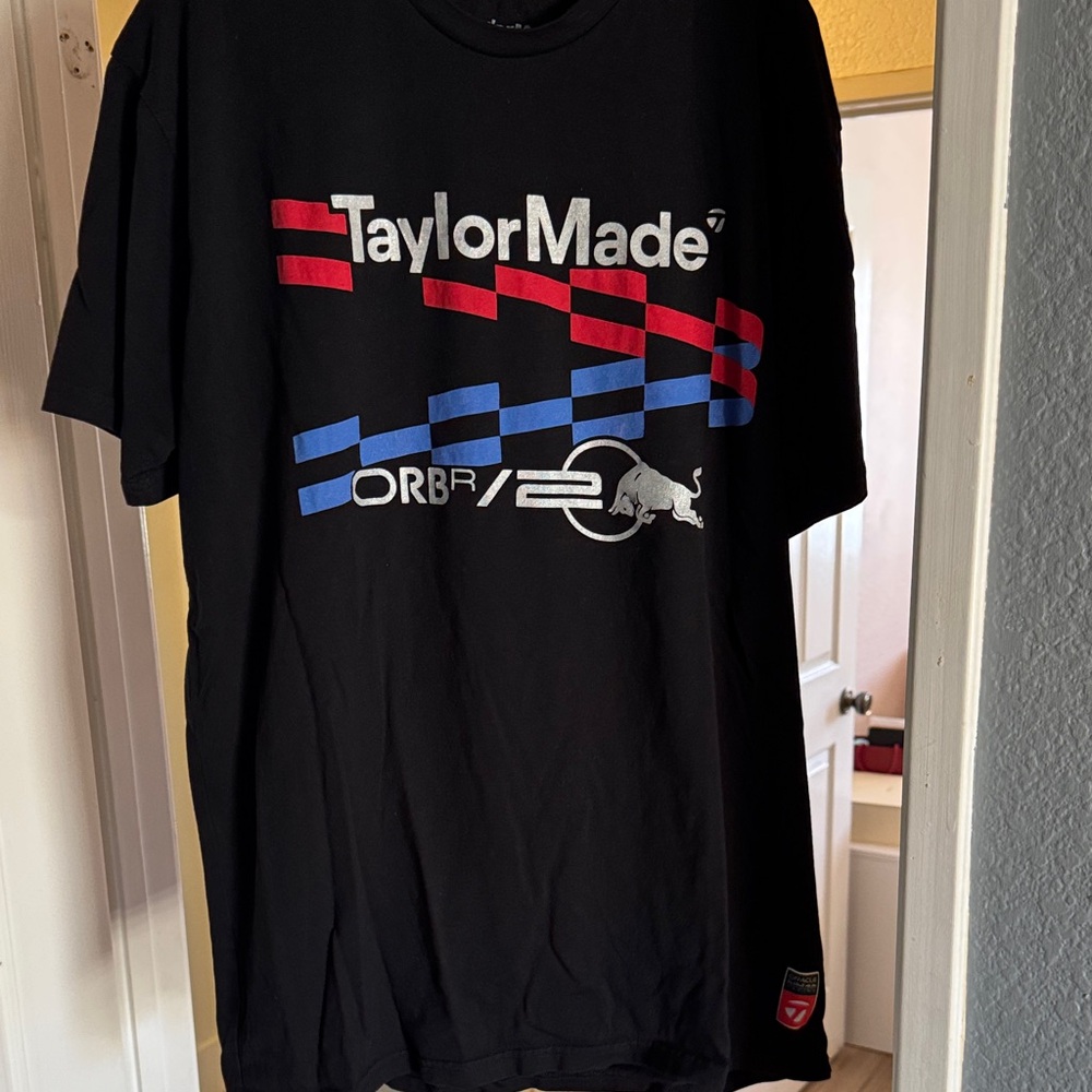 TaylorMade x Oracle x Redbull Men’s Black Tee Size XL